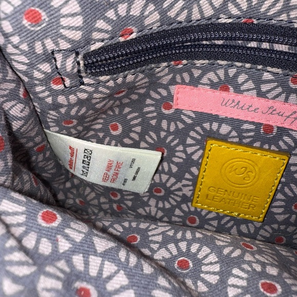 White Stuff Yellow Leather Crossbody EUC - Picture 10 of 12